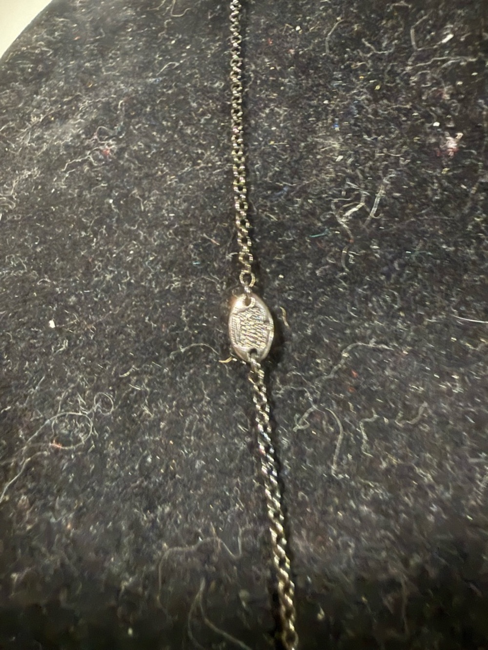 🇺🇸Juicy Couture Crystal Cherry Pendant Necklace gunmetal - Picture 5 of 5
